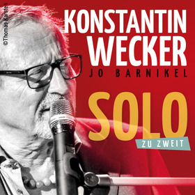 Konstantin Wecker - Solo zu zweit mit Jo Barnikel