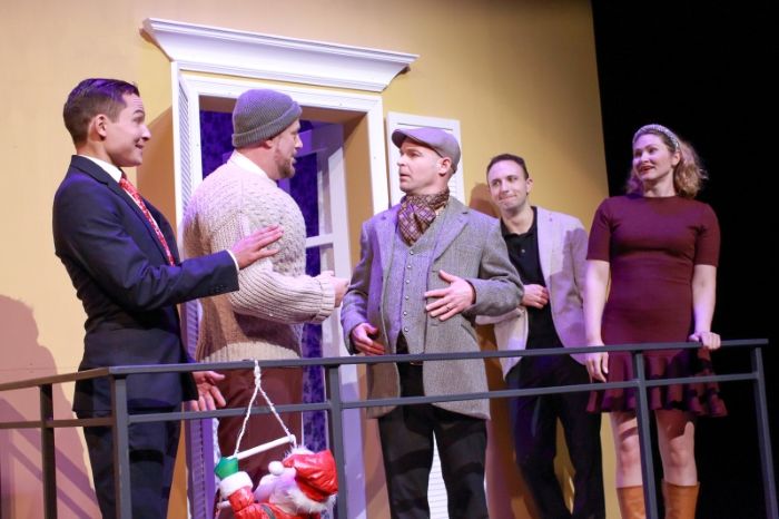 Weihnachten auf dem Balkon