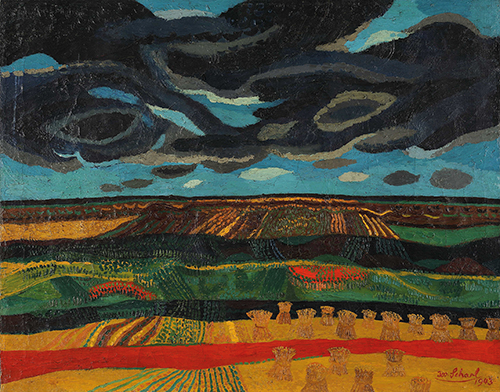 Josef Scharl Brewing, Thunderstorm 1943 Öl auf Leinwand / Kunsthalle Emden