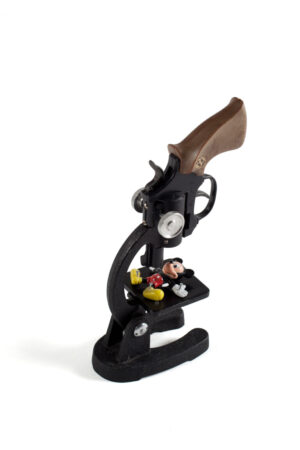 Georg Barinov: Trigger, 7x10x23cm, 2014, Mixed Media