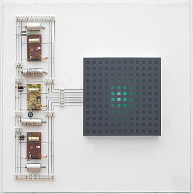 Walter Giers, 3-farben-strob [Stroboskop-Farben], 1975 © Nachlass Walter Giers, Fotos: Gerhard Sauer