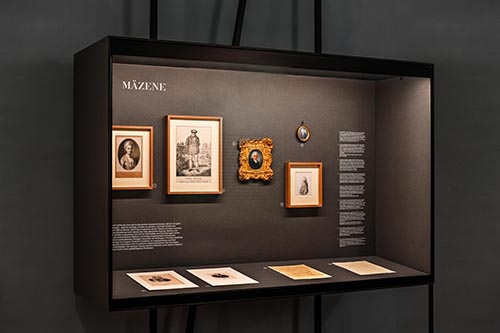 Blick in die Ausstellung. Foto: DLA Marbach (Anja Bleeser).