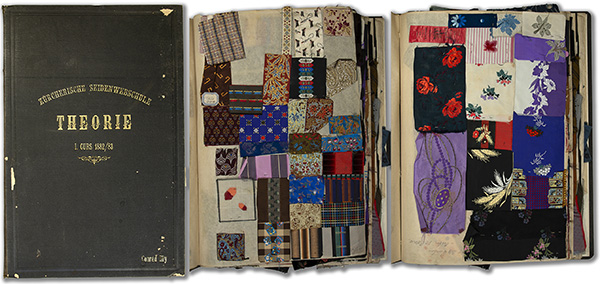 Zürcherische Seidenwebschule, Theorie, 1882:83 und 1884:85, EOS Buchantiquariat Benz, Zürich, ANTIQUARIATSMESSE STUTTGART 2026