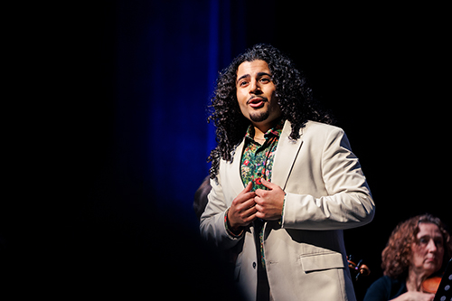 Lidor Ram Mesika - Gewinner des Nachwuchspreises (U25) des 1. Farinelli-Wettbewerbs für Countertenöre im Rahmen der Internationalen Händel-Festspiele Karlsruhe 2025, Foto: Felix Grünschloß