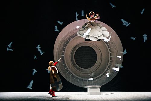 Szene aus der Oper "Rinaldo". Badisches Staatstheater Karlsruhe, Foto: Felix Grünschloß